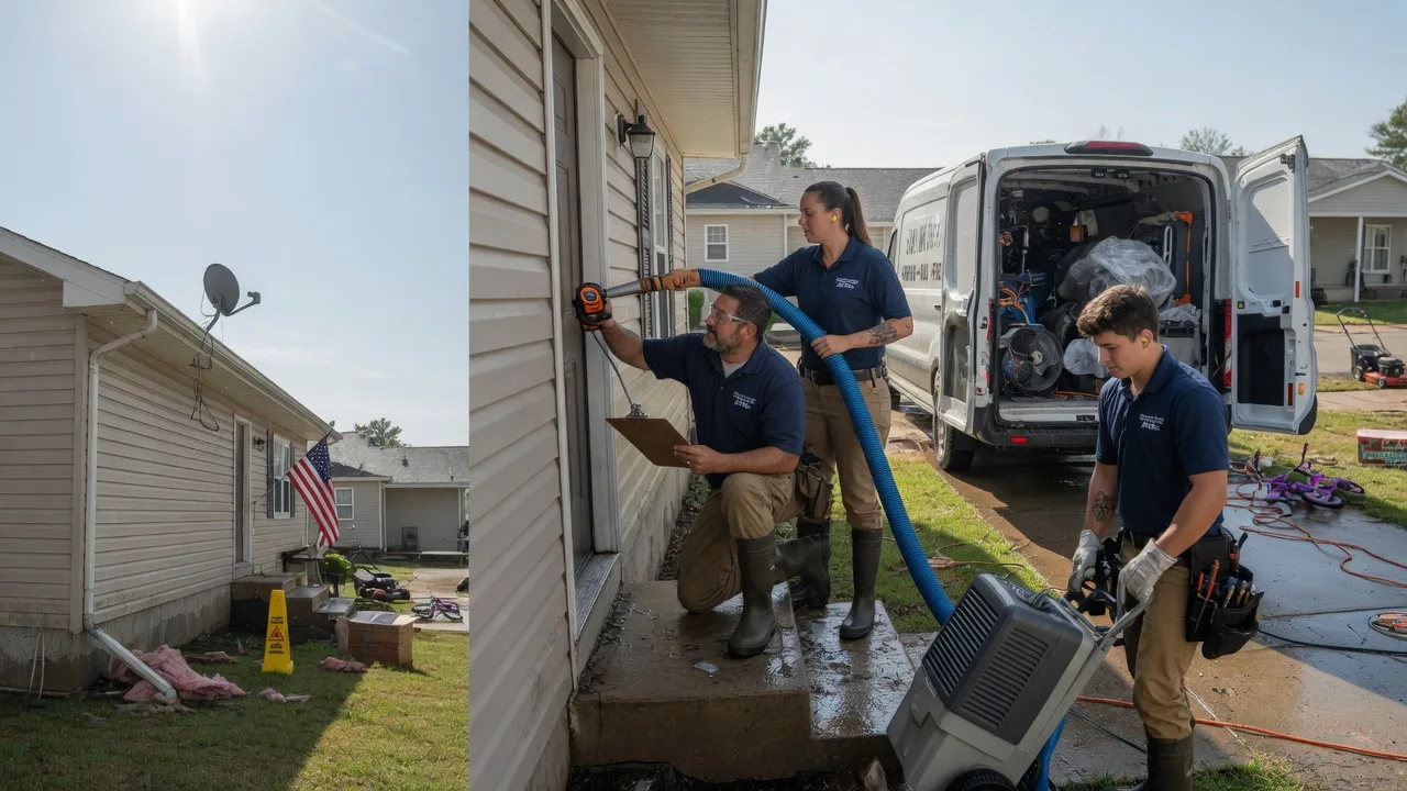 Ceiling Water Damage Restoration in Graymont, IL near me